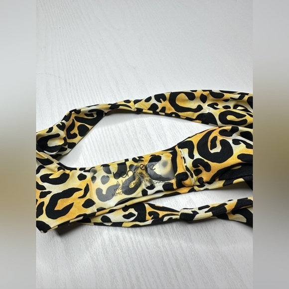 NWOT Bond-Eye Golden Leopard Print Sleek Bikini Bottom Sz XS - Picture 10 of 12